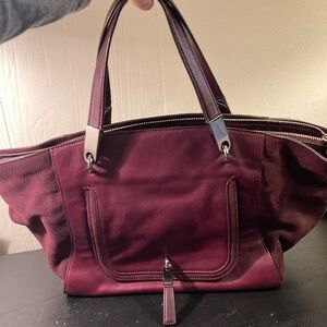Burgundy Ralph Lauren bag